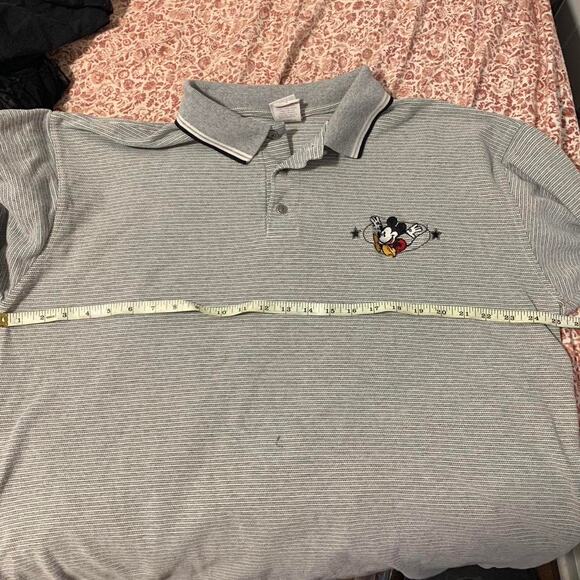 Vintage Disney Mickey Mouse Embroidered Logo Long Sleeve Polo Shirt size XL - Picture 8 of 8